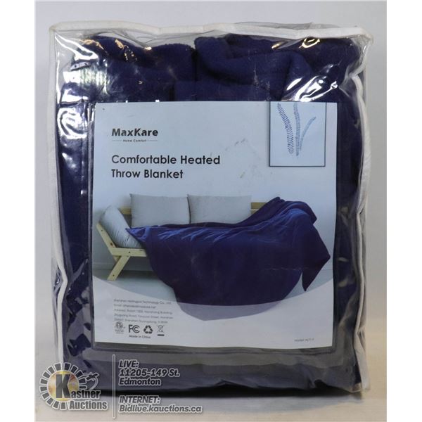FLEECE HEATED THROW BLANKET
