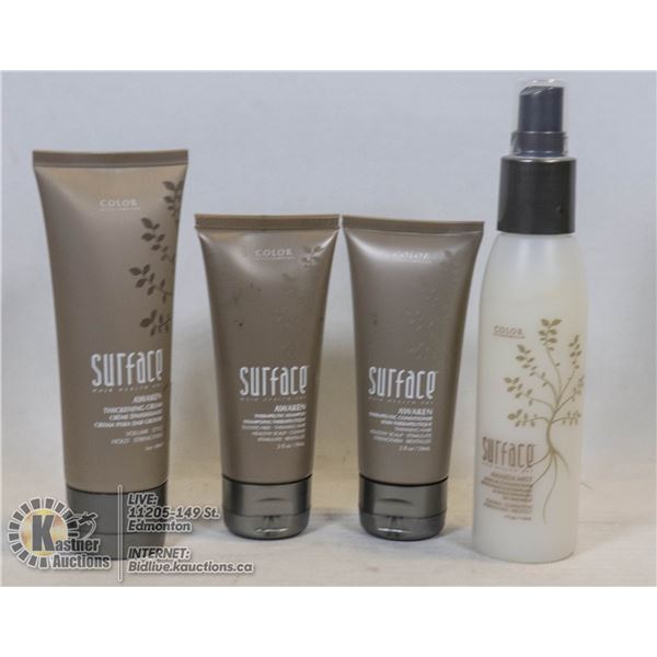 LOT OF SURFACE AWAKEN PRO HAIR PRODUCTS