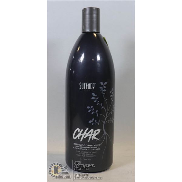 BOTTLE OF SURFACE CHAR TEXTURIZING CONDITIONER