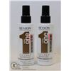 Image 1 : TWO BOTTLES REVLON COCONUT HAIR TREATMENT