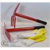 Image 1 : PAIR OF NEW GARDENING TOOLS WITH GLOVES SET