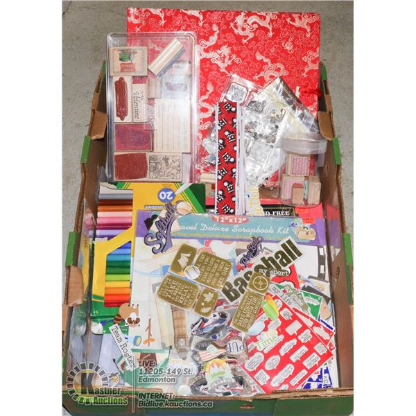 MASSIVE SCRAPBOOKING CRAFTING LOT