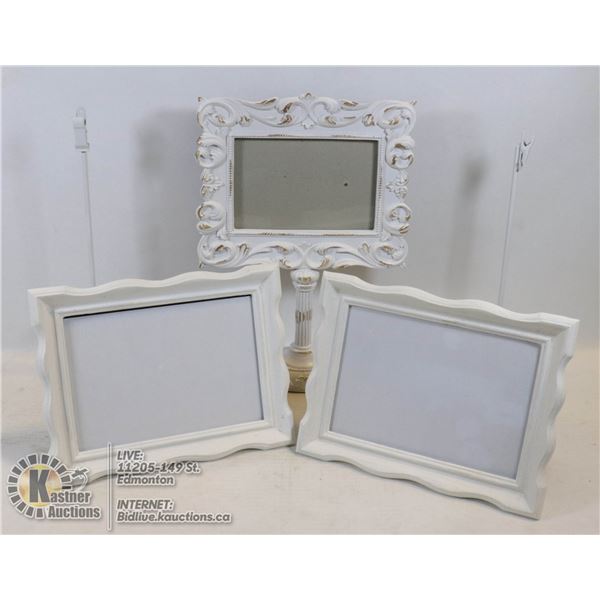 PICTURE FRAMES & HOLDERS- SET OF 5