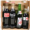 Image 1 : 4 PC 1990'S COKE AND CANADA DRY SEALED BEVERAGE