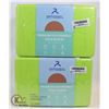 Image 1 : LOT OF 4 NEW YOGA BLOCKS