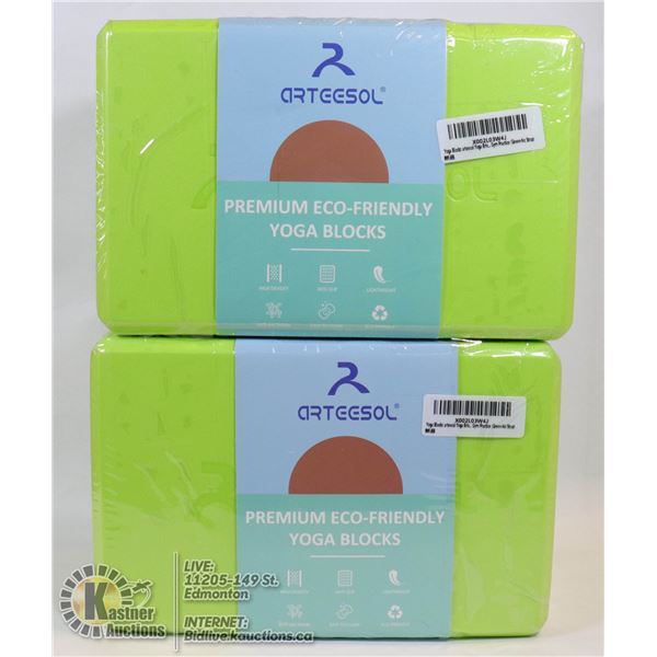 LOT OF 4 NEW YOGA BLOCKS