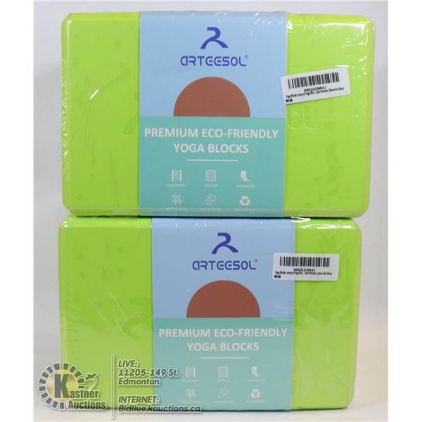 LOT OF 4 NEW YOGA BLOCKS