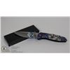 Image 1 : NEW WOLF THEMED FOLDING KNIFE