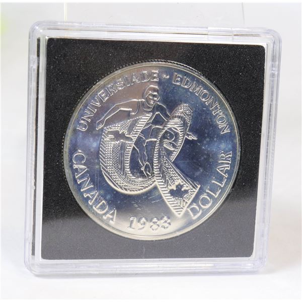 1983 UNIVERSIADE CANADA SILVER DOLLAR