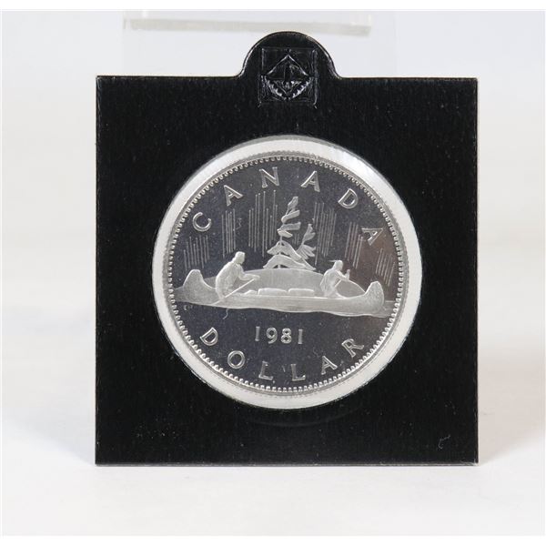 1981 PROOF CANADA VOYAGEUR DOLLAR