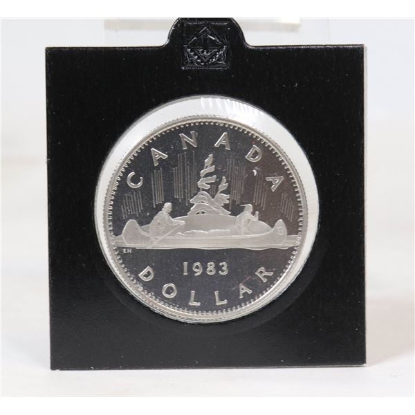 1983 PROOF CANADA VOYAGEUR DOLLAR