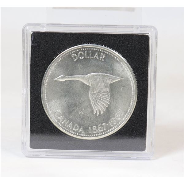 UNCIRCULATED 1967 CENTENNIAL SILVER DOLLAR