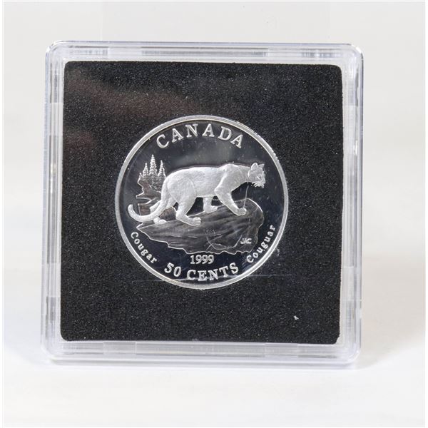 1999 "COUGAR" SILVER CANADA 50 CENT