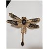 Image 1 : DRAGONFLY RHINESTONE BROOCH