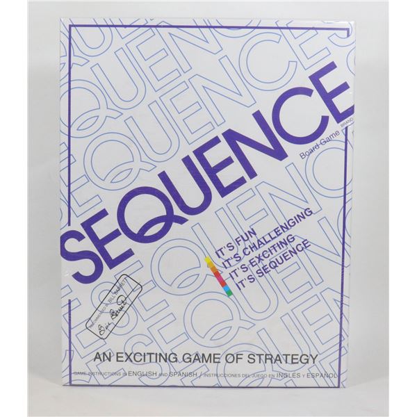 NEW SEQUENCE  A GAME OF STATEGY