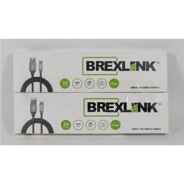 LOT OF 2 USB C TO USB A