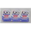 Image 1 : LOT OF 3 AZO URINARY PAIN RELIEF