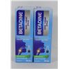 Image 1 : LOT OF 2 BETIDINE SORE THROAT SPRAY