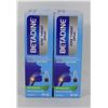 Image 1 : LOT OF 2 BETIDINE SORE THROAT SPRAY