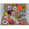 Image 1 : LOT OF VINTAGE PINBACKS ASSORTED