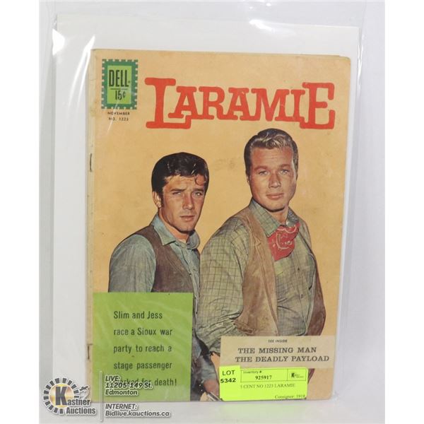 DELL 15 CENT NO 1223 LARAMIE COMIC