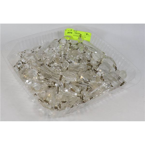 VINTAGE CHANDELIER GLASS