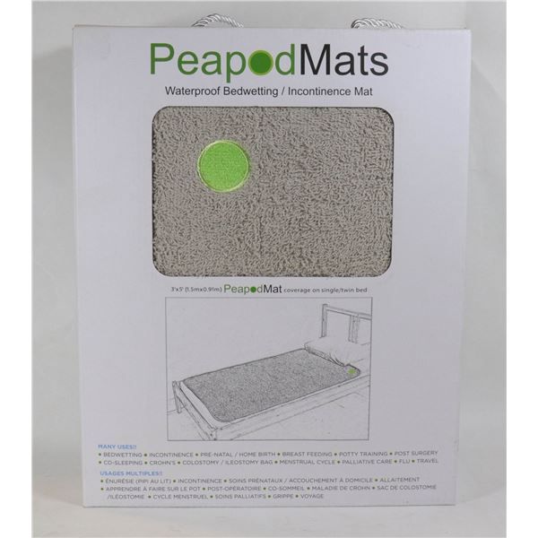 PEAPOD MATS WATERPROOF BEDWETTING MAT