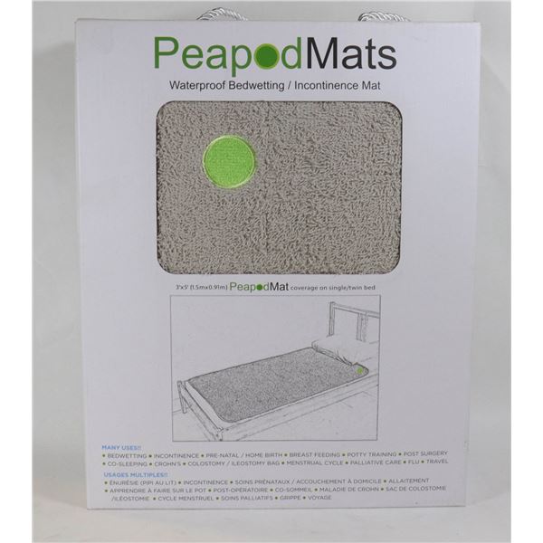 PEAPOD MATS WATERPROOF BEDWETTING MAT