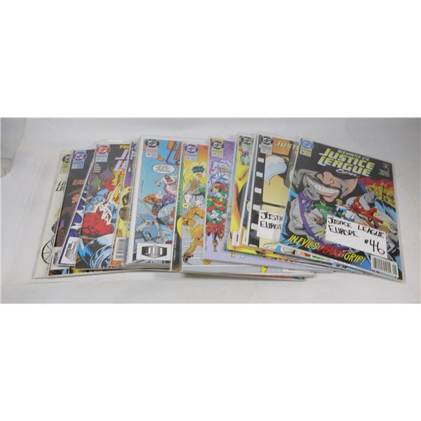 17 DC JUSTICE LEAGUE EUROPE COMICS