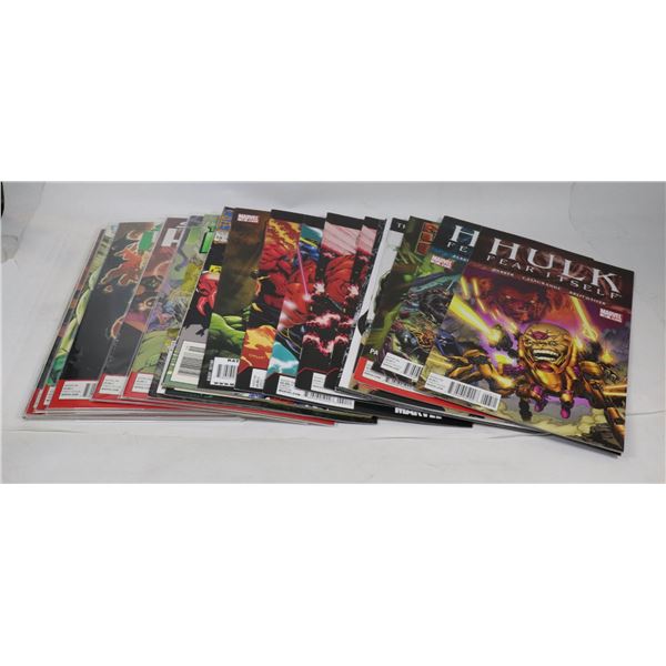 BOX WITH 30 MARVEL COMICS THE HULK