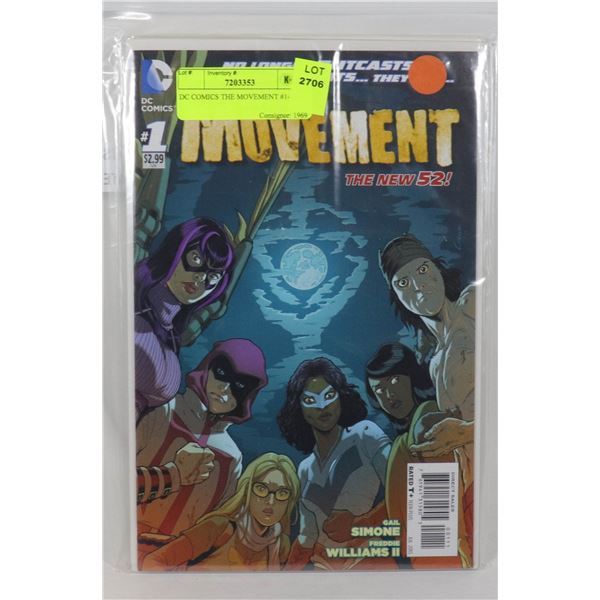 DC COMICS THE MOVEMENT #1-4