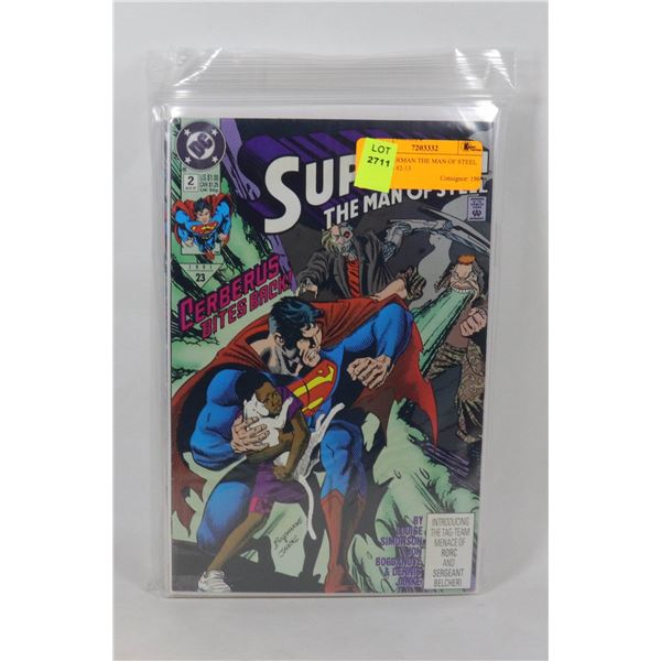DC SUPERMAN THE MAN OF STEEL COMICS #2-13