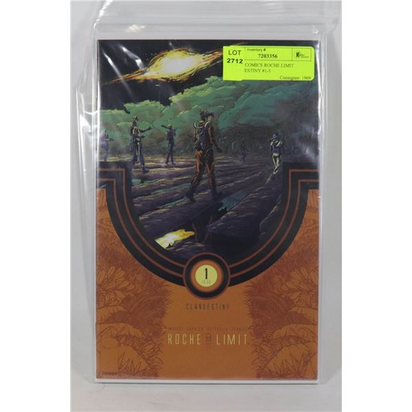IMAGE COMICS ROCHE LIMIT CLANDESTINY #1-5