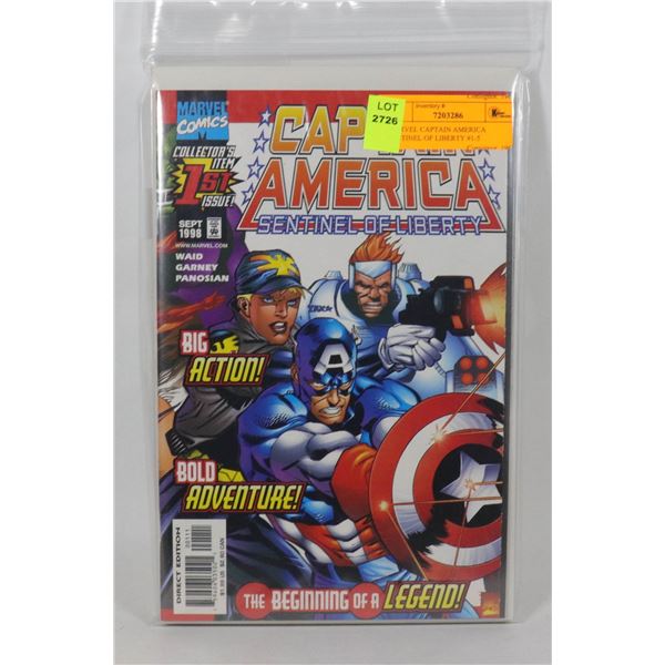 MARVEL CAPTAIN AMERICA SENTINEL OF LIBERTY #1-5