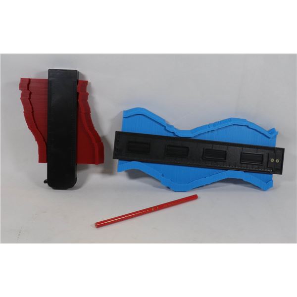 SET OF 2 CONTOUR GAUGES "AS SEEN ON TV"