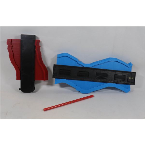 SET OF 2 CONTOUR GAUGES "AS SEEN ON TV"