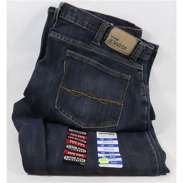 NEW PAIR OF WRANGLER JEANS WITH ACTIVE FLEX WAIST