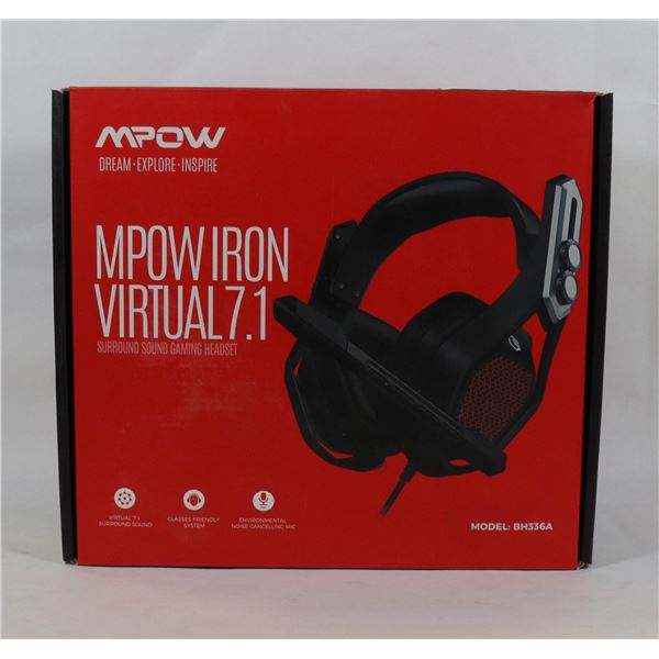 MPOW IRON VIRTUAL 7.1 GAMING HEADSET