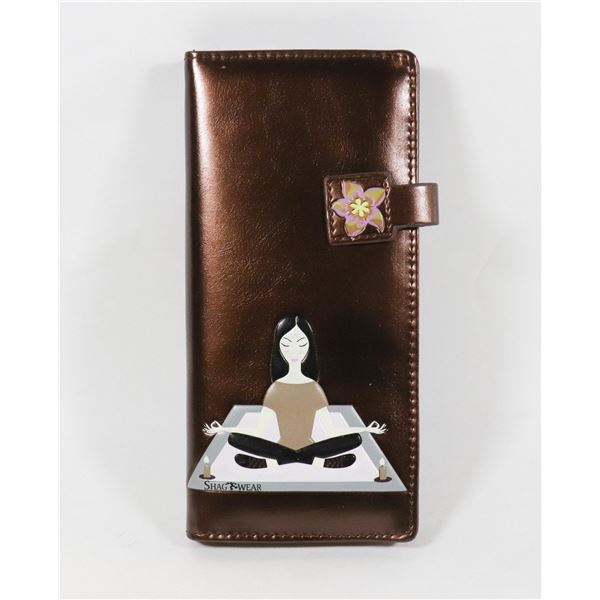 NEW LARGE SHAGWEAR MEDITATING LADY WALLET