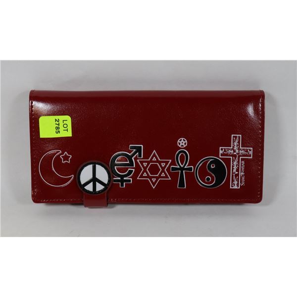 NEW LARGE SHAGWEAR RELIGIOUS SYMBOLS WALLET