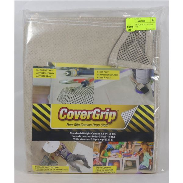 COVER GRIP NON-SLIP CANVAS DROP CLOTH