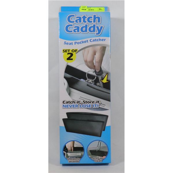 SET OF 2 CATCH CADDIES CAR / TRUCK POCKETS BETWEEN