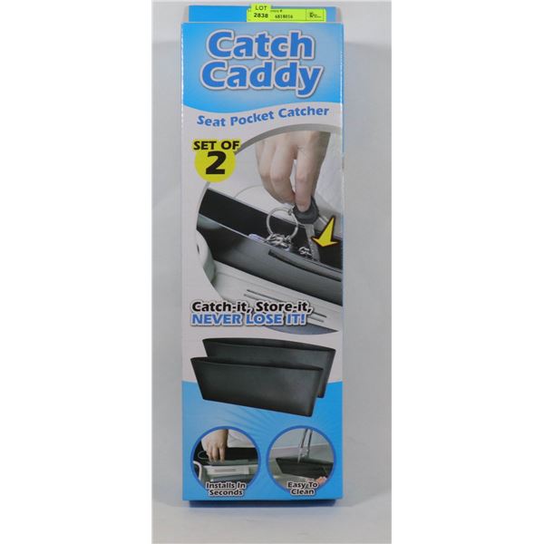 SET OF 2 CATCH CADDIES CAR / TRUCK POCKETS BETWEEN