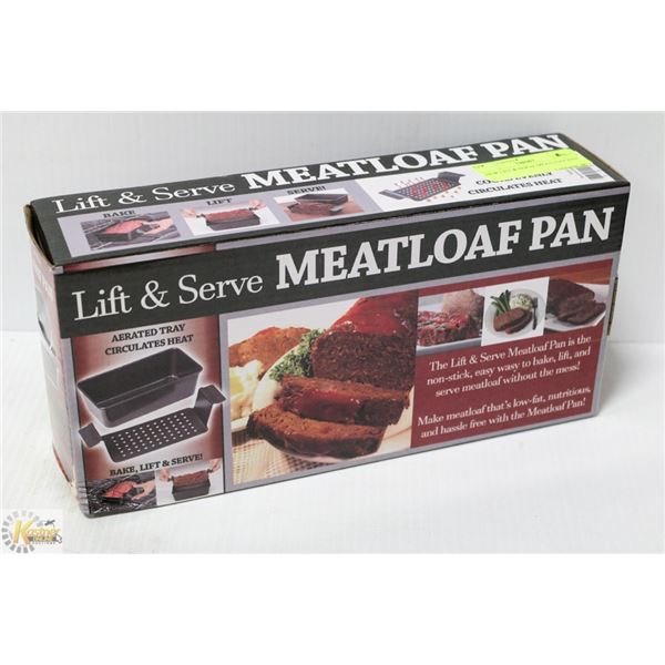 NEW LIFT & SERVE MEATLOAF PAN