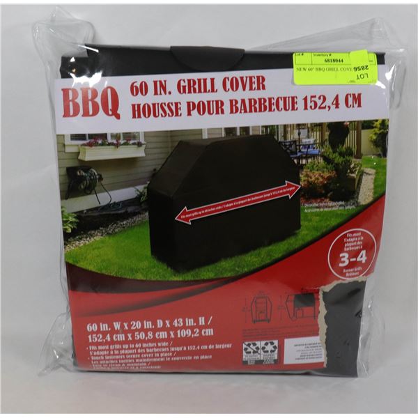 NEW 60" BBQ GRILL COVER