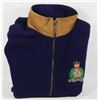 Image 1 : AUTHENTIC RCMP FLEECE VEST WITH SUEDE COLLAR AND