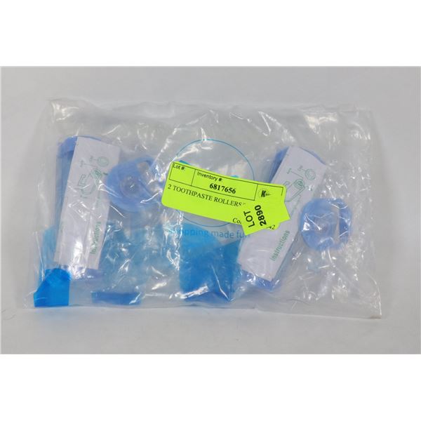 2 TOOTHPASTE ROLLERS/SQUEEZES