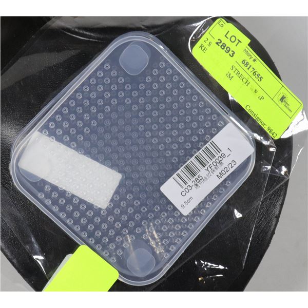 2 SILICONE STRECH WRAP REUSABLE SM