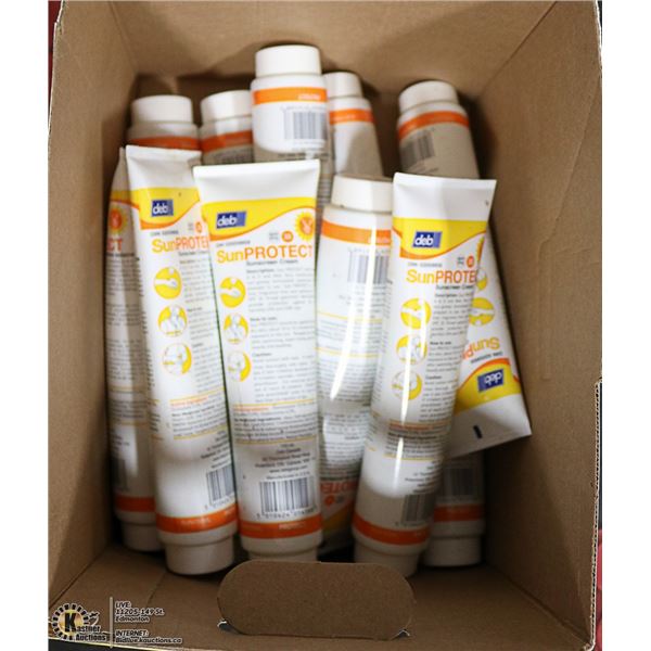 BOX OF SUN PROTECT SUN SCREEN. 12 TUBES