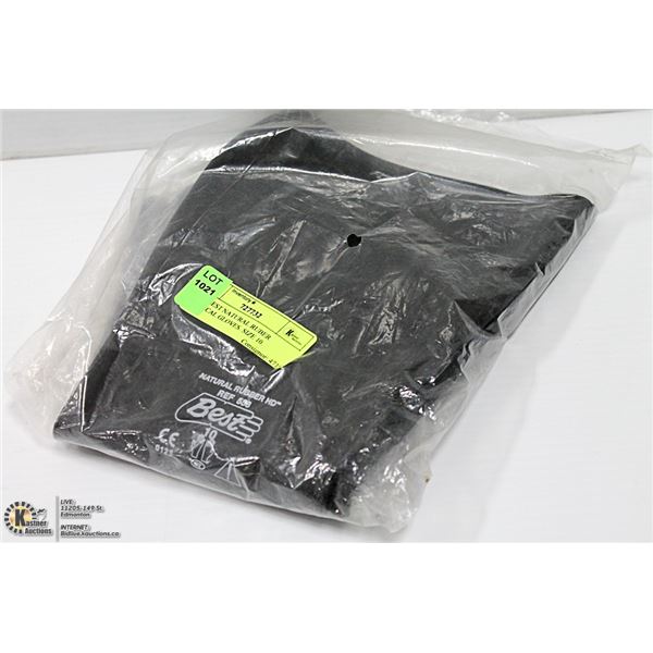 NEW BEST NATURAL RUBER CHEMICAL GLOVES. SIZE 10.